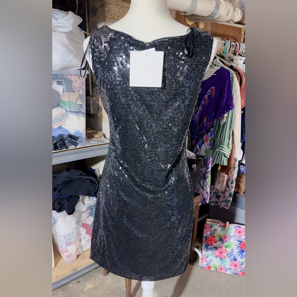 Cynthia rowley size 6 Sterling evening dress sequined - Picture 4 of 5